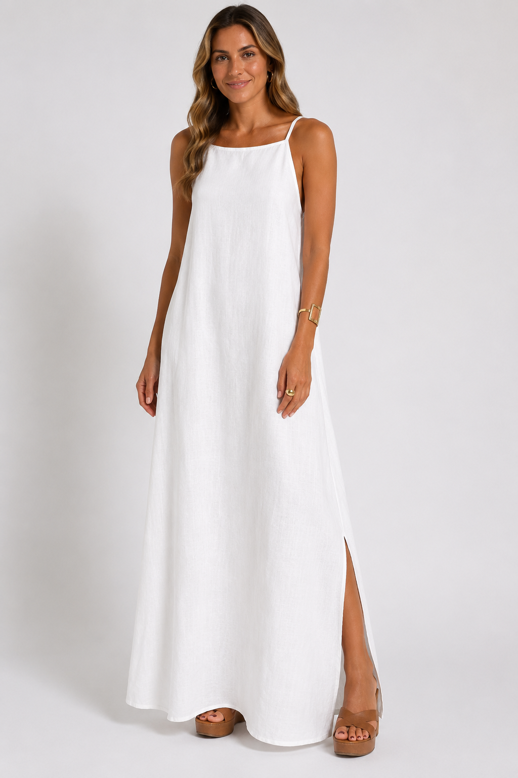 Vestido Maxi Lino
