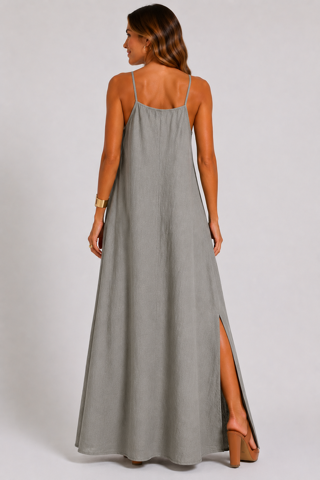 Vestido Maxi Lino