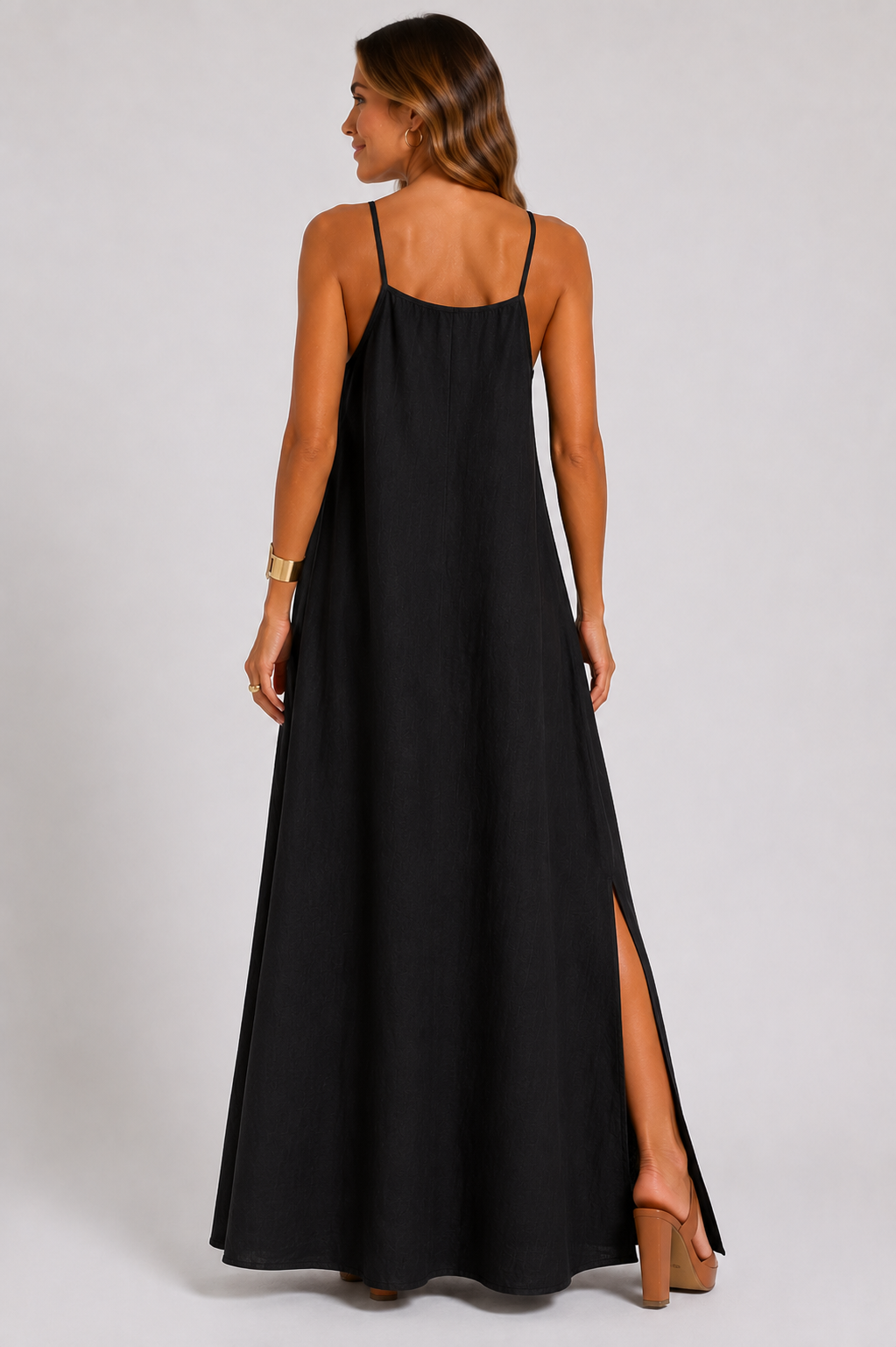 Vestido Maxi Lino