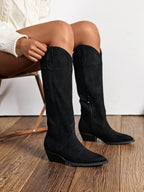 Botas Western Altas de Punta Puntiaguda