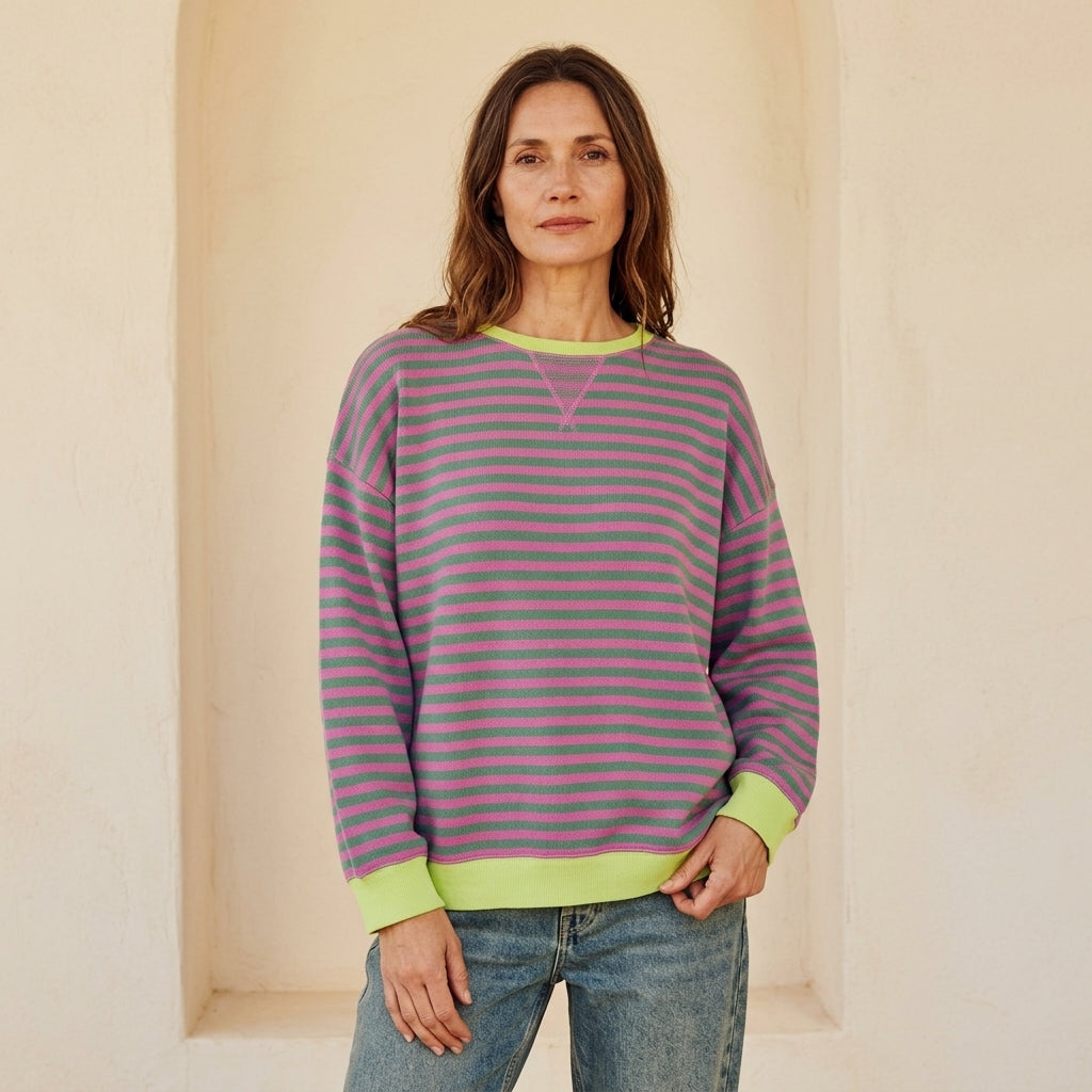 Mana | Suéter oversize a rayas