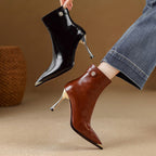 Estelle | Botines de Piel Auténtica con Tacón