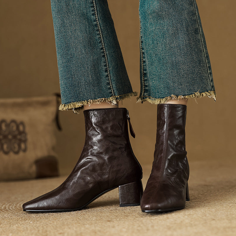 Estel | Botines de Piel Auténtica