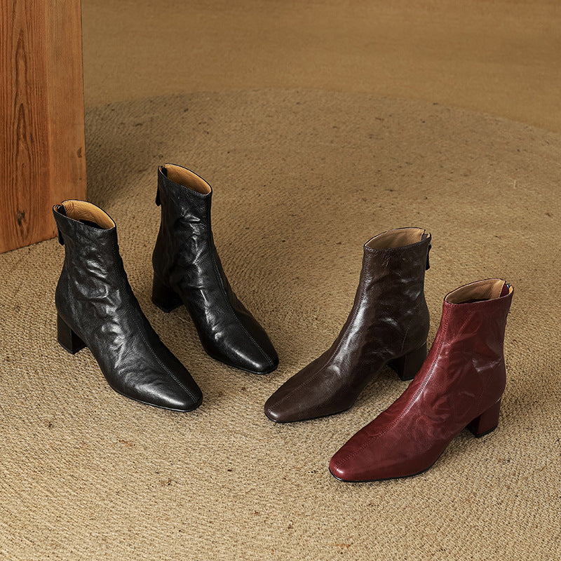 Estel | Botines de Piel Auténtica