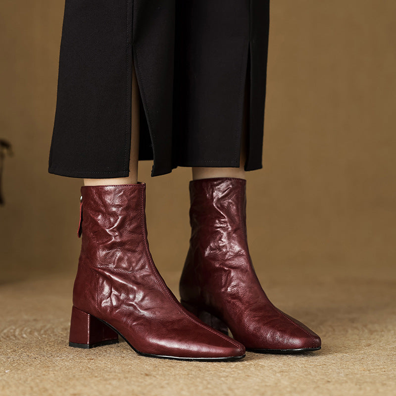 Estel | Botines de Piel Auténtica
