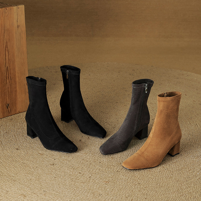 Alba | Botas de Piel Auténtica