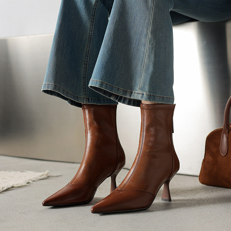 Valentina | Botas de Piel Auténtica
