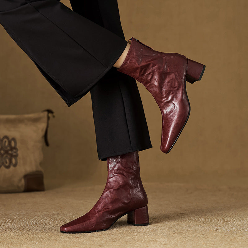 Estel | Botines de Piel Auténtica
