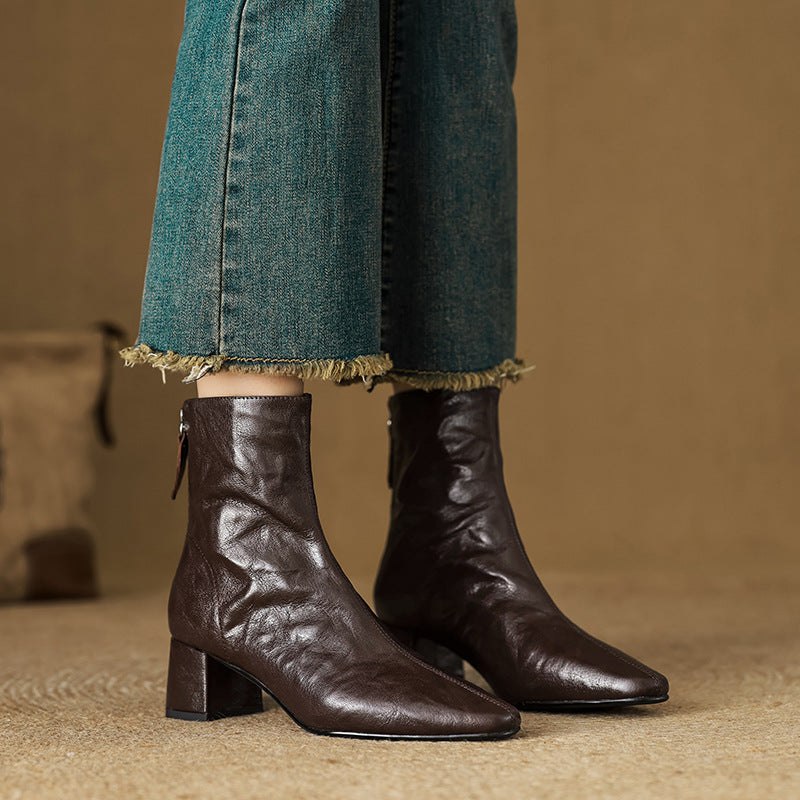Estel | Botines de Piel Auténtica