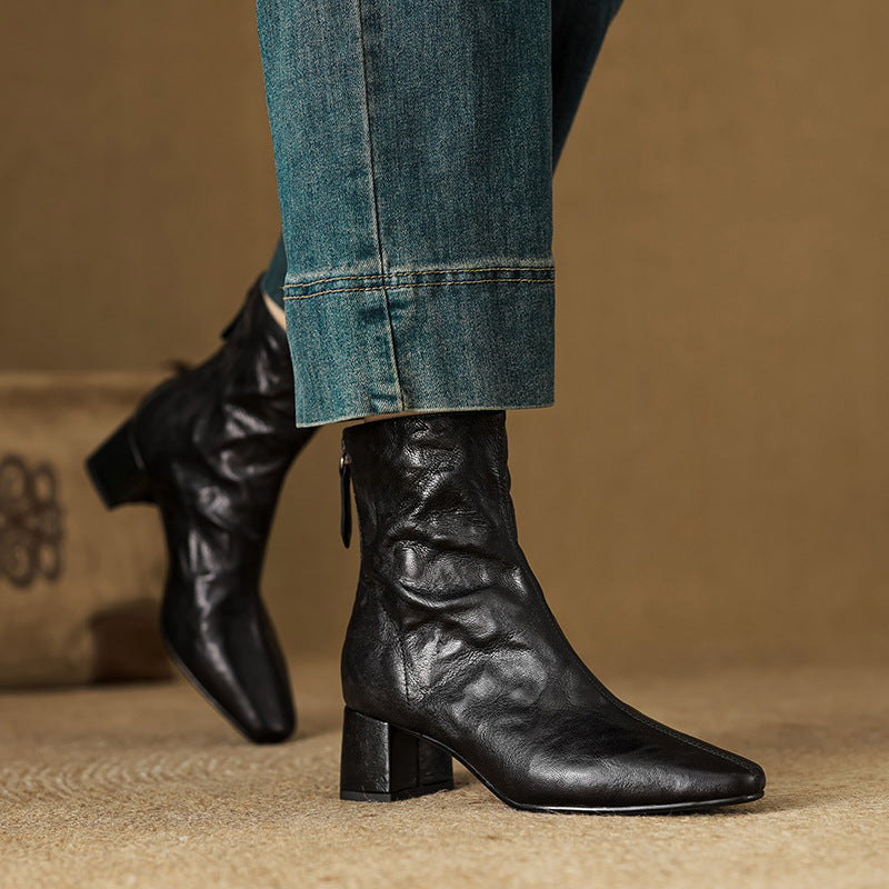 Estel | Botines de Piel Auténtica