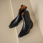 Botas de Piel Auténtica Estilo Western