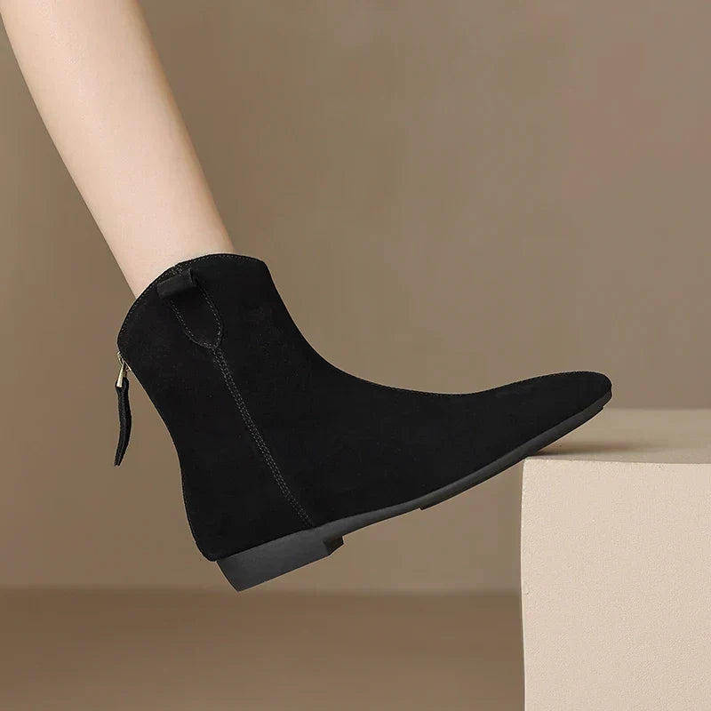Renata | Botines Chelsea de Ante Auténtico