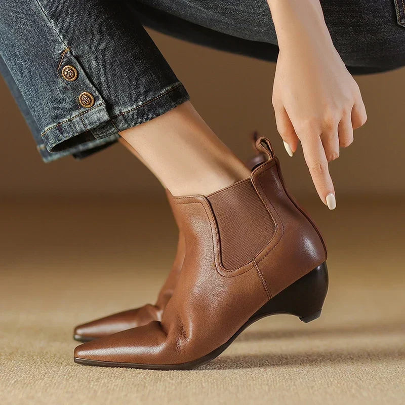 Laura | Botas de Piel Auténtica