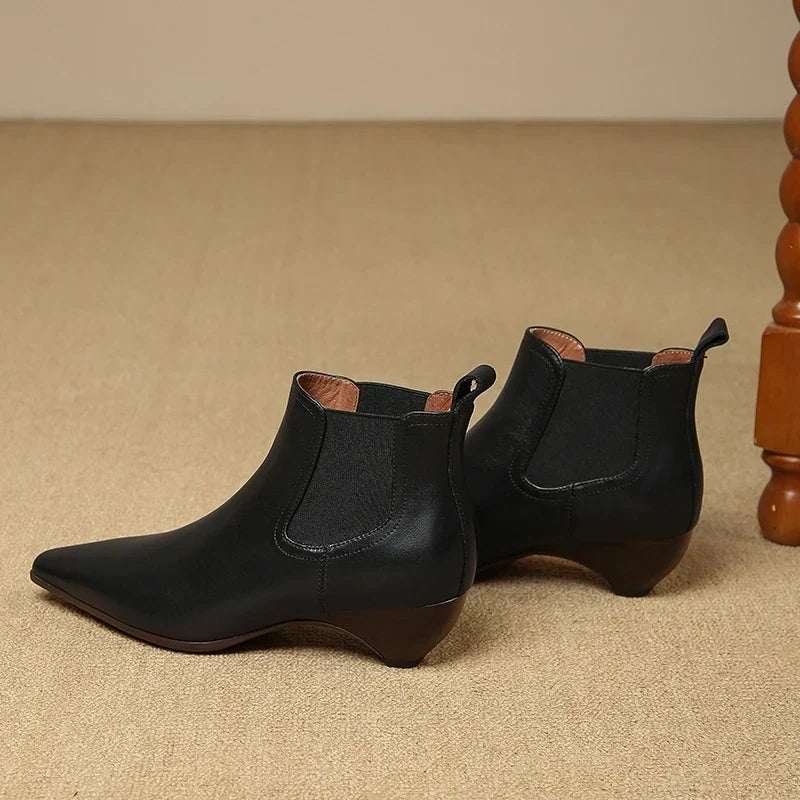 Laura | Botas de Piel Auténtica