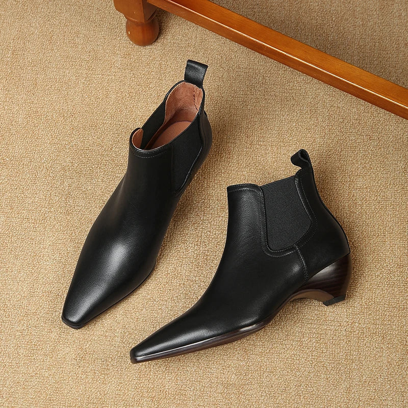 Laura | Botas de Piel Auténtica