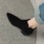 Farah | Botas Rectas de Piel Auténtica