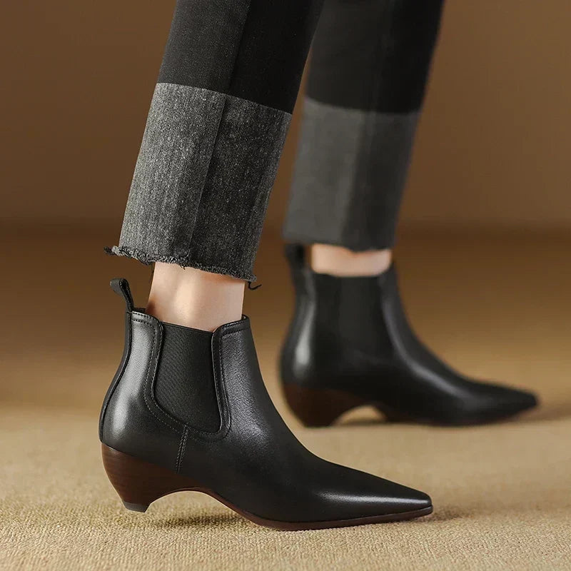 Laura | Botas de Piel Auténtica