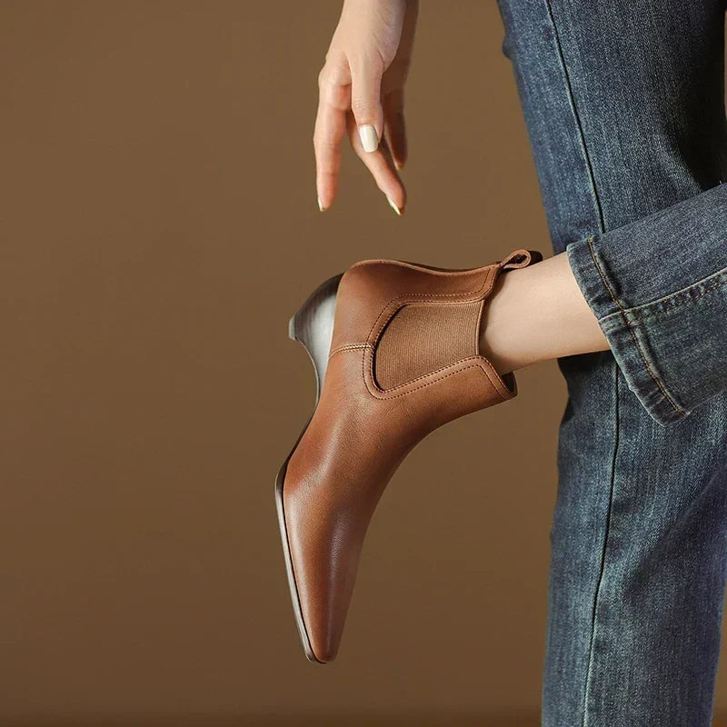 Laura | Botas de Piel Auténtica