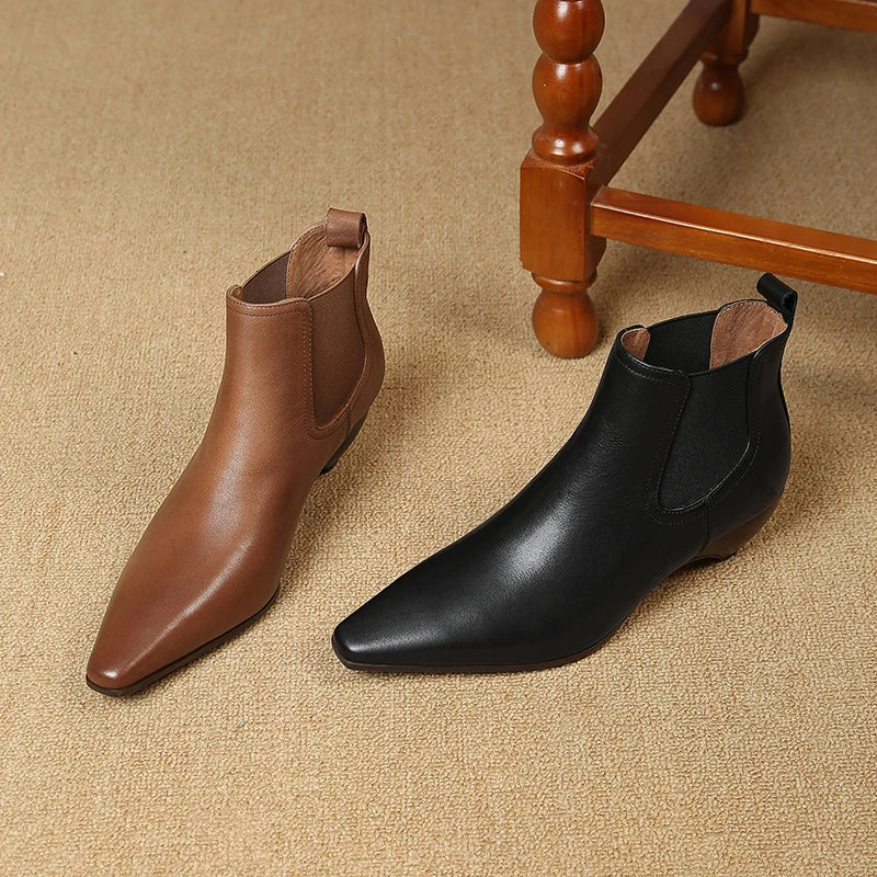 Laura | Botas de Piel Auténtica