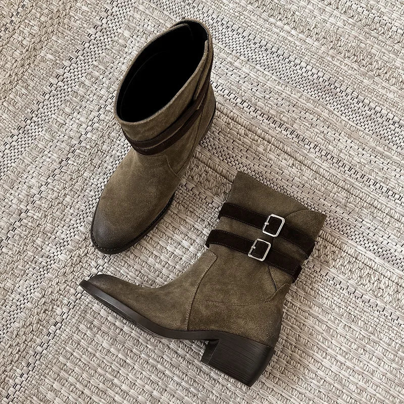 Sienna | Botas Western de Piel Auténtica
