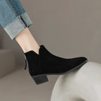 Farah | Botas Rectas de Piel Auténtica