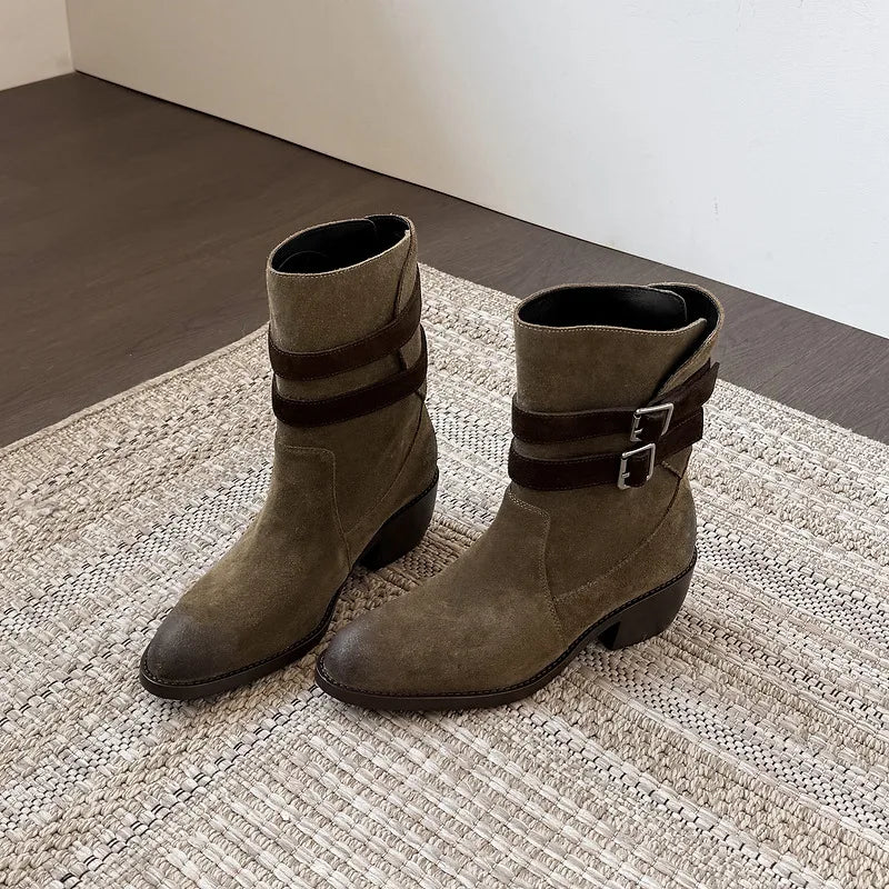 Sienna | Botas Western de Piel Auténtica