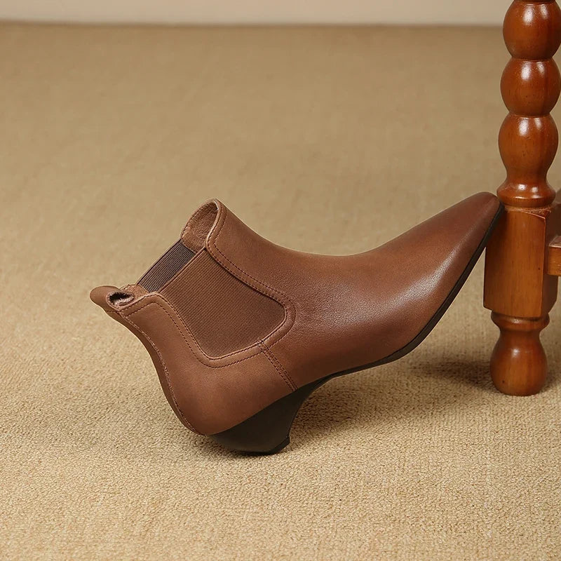 Laura | Botas de Piel Auténtica
