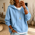 Consolación | Sudadera con Capucha Azul Cielo