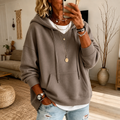 Eufemia | Jersey Oversize con Capucha Topo