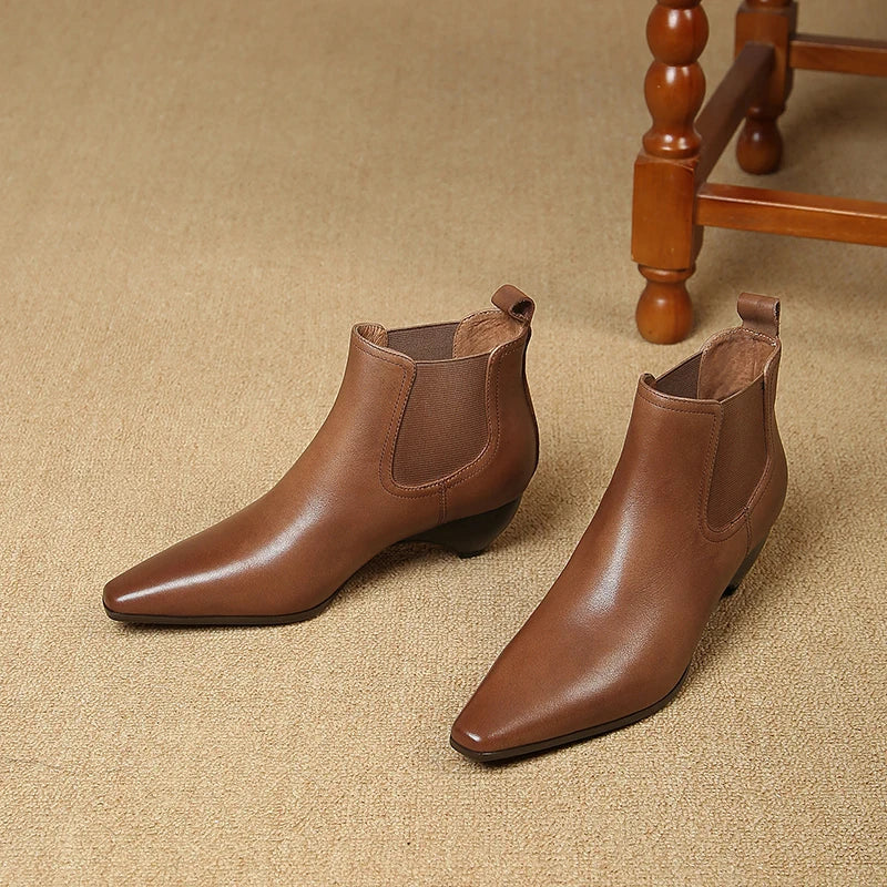 Laura | Botas de Piel Auténtica