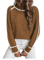 Elle | Suéter de cuello alto acogedor para mujer