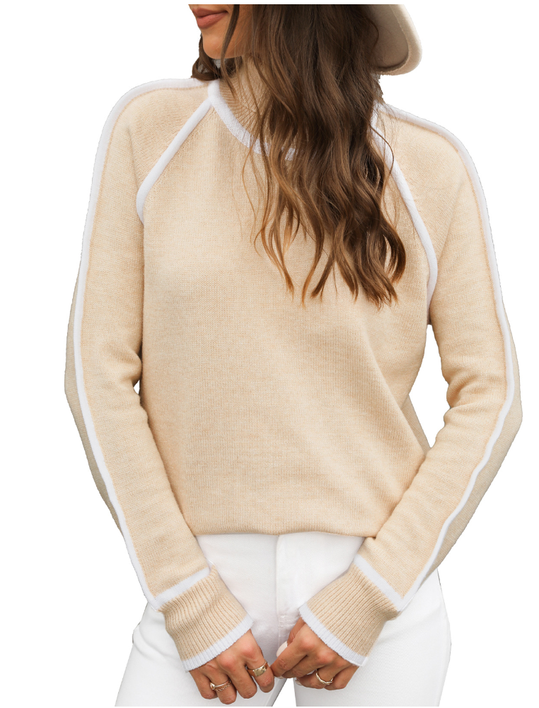 Elle | Suéter de cuello alto acogedor para mujer