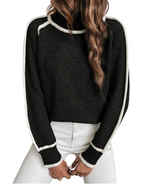 Elle | Suéter de cuello alto acogedor para mujer