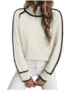 Elle | Suéter de cuello alto acogedor para mujer