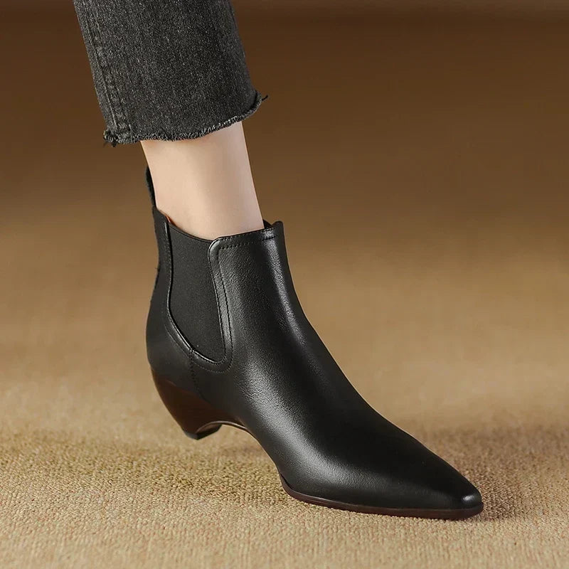 Laura | Botas de Piel Auténtica