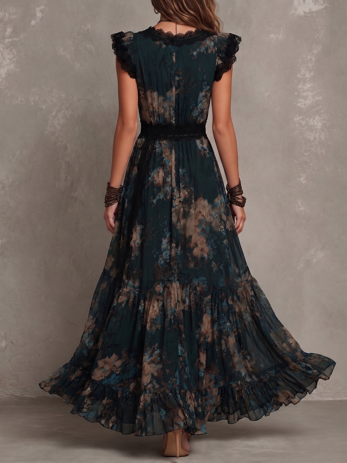 Wendy | Vestido largo floral