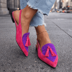 Juana Rosa | Sandalias con Tiras y Flecos