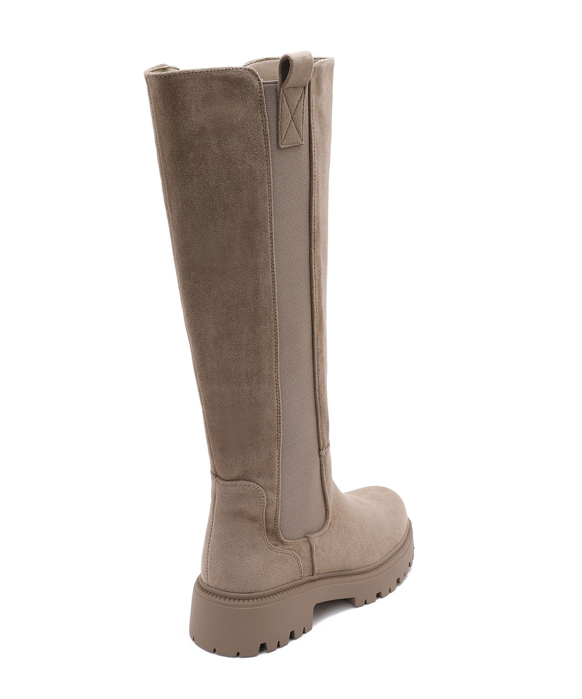 Botas Ivi de ante color topo