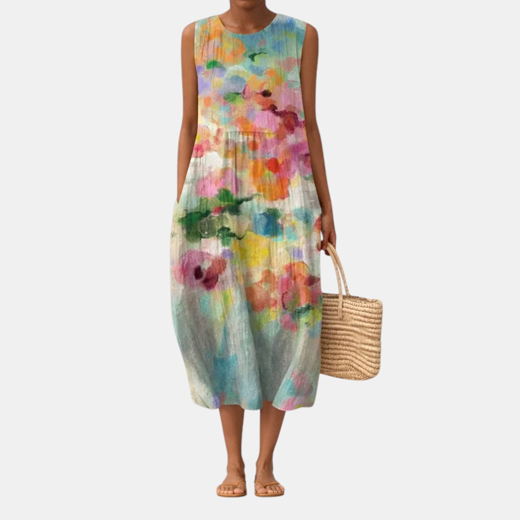 Vestido Aquarelle