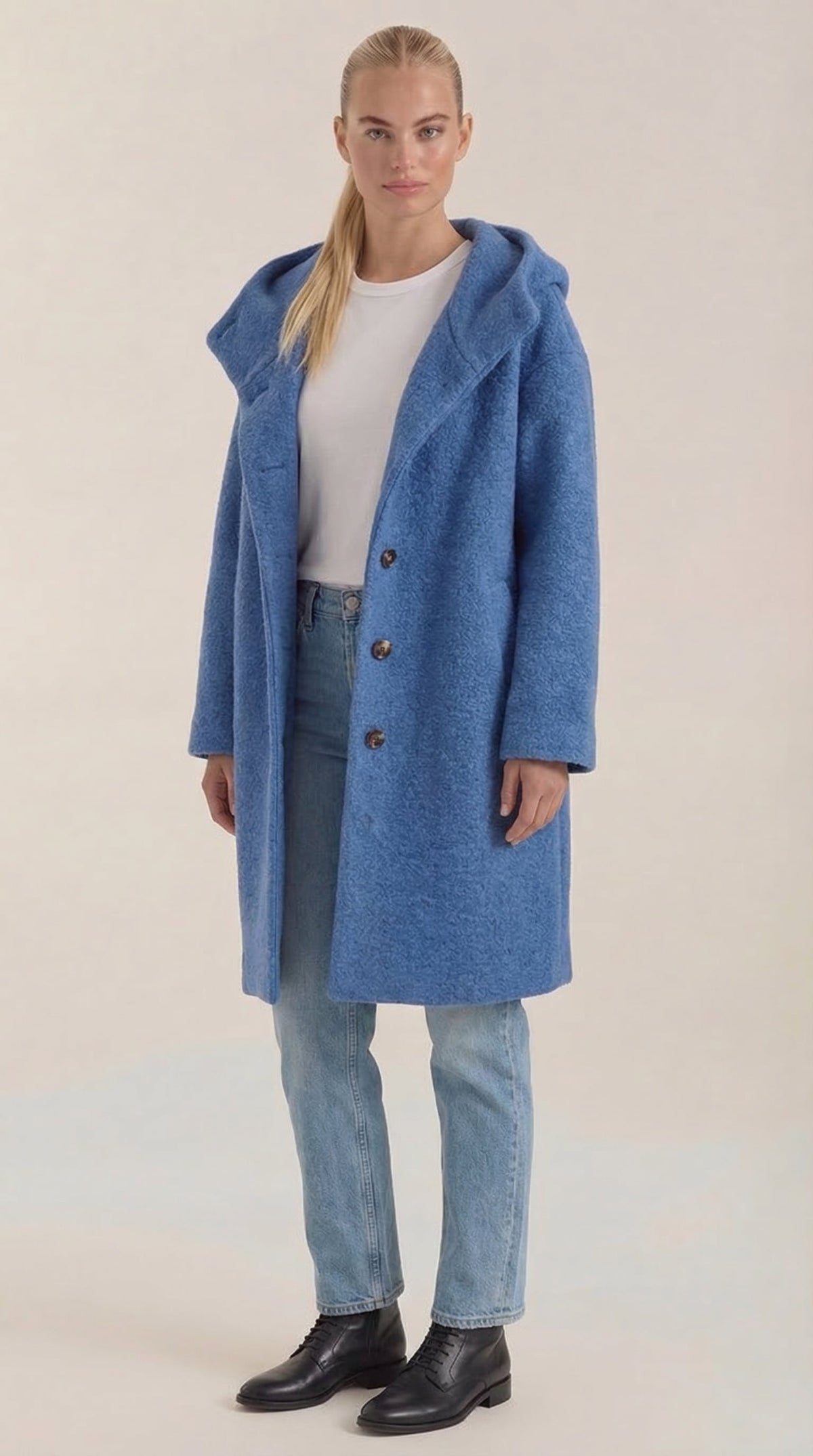 Abrigo con Capucha Meredith Longline