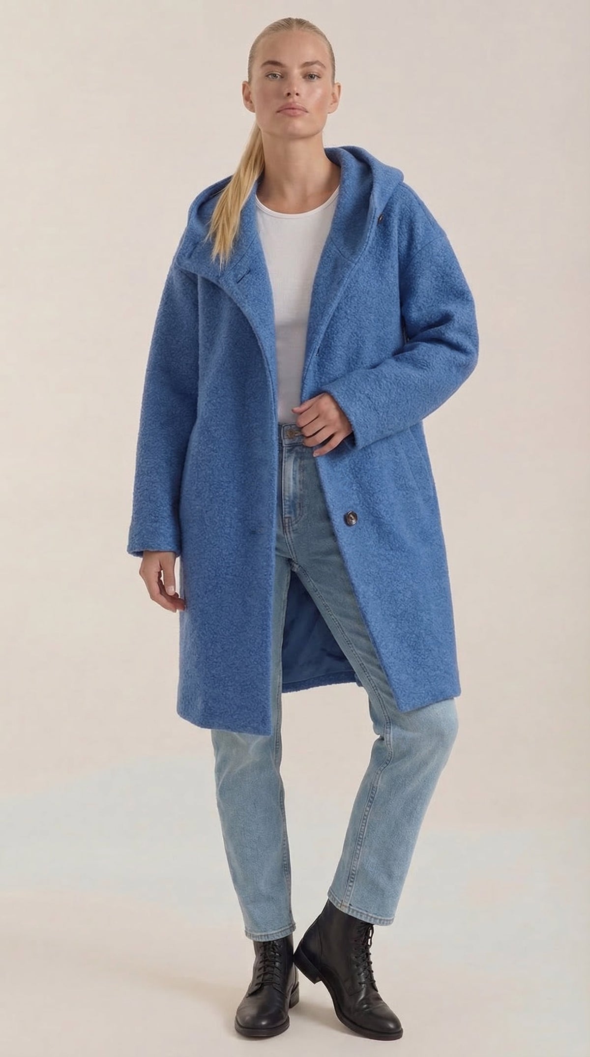Abrigo con Capucha Meredith Longline