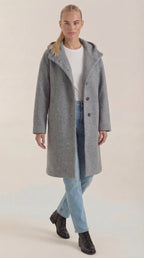 Abrigo con Capucha Meredith Longline
