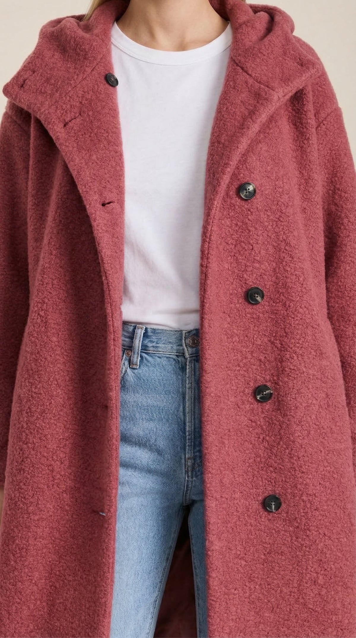 Abrigo con Capucha Meredith Longline