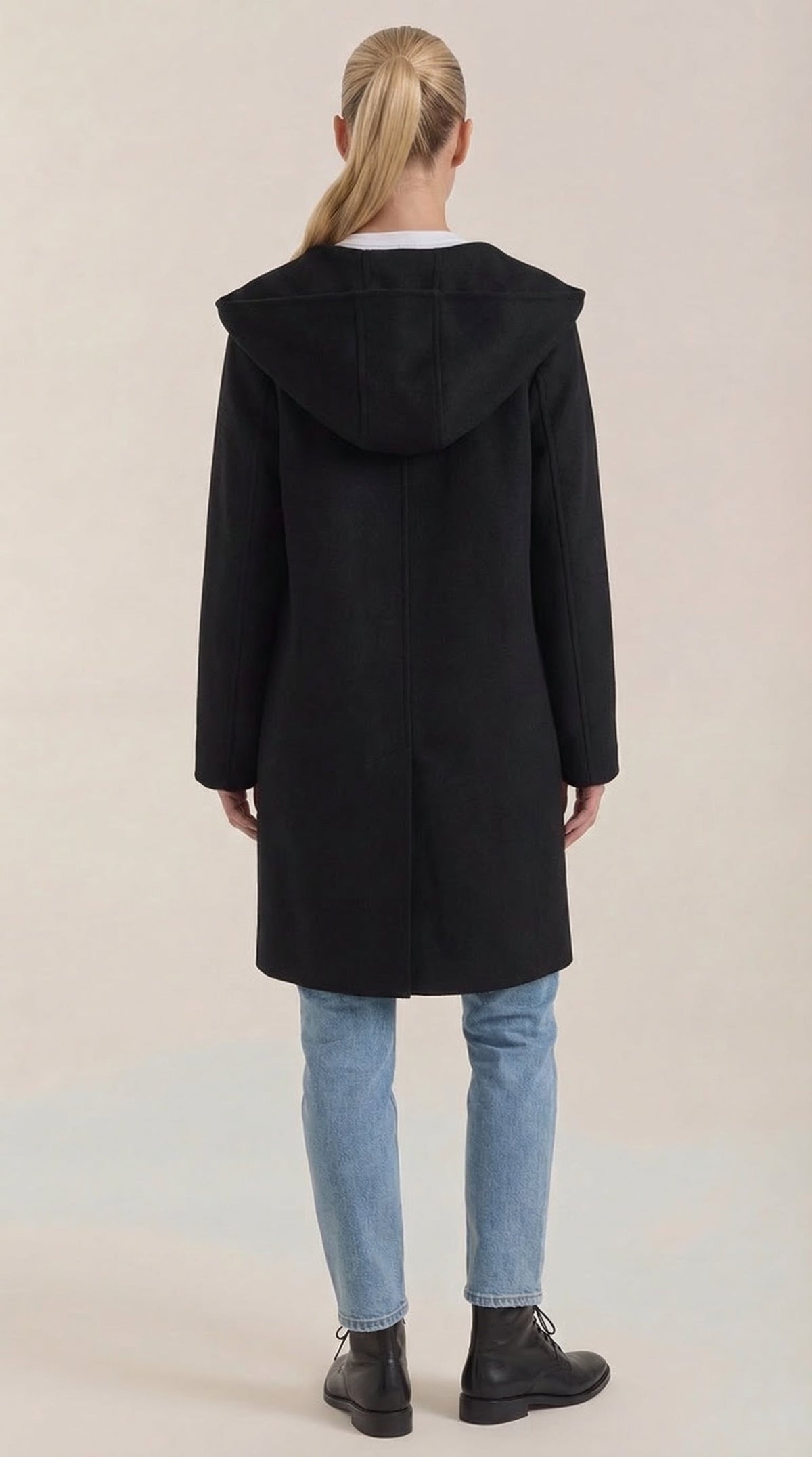 Abrigo con Capucha Meredith Longline