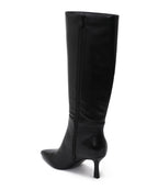 Zapatos de tacón kitten de cuero Ziana, negros
