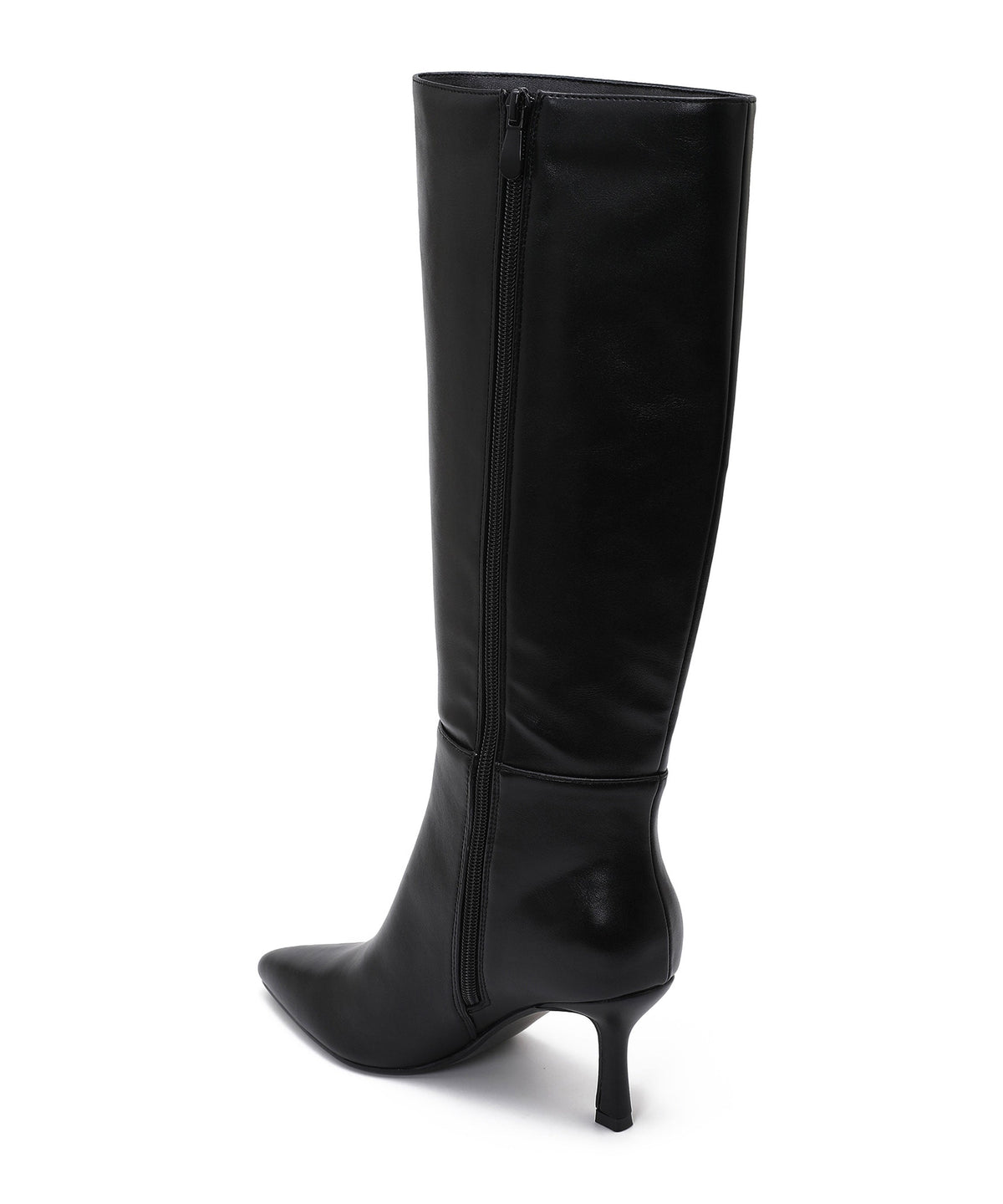 Zapatos de tacón kitten de cuero Ziana, negros
