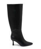Zapatos de tacón kitten de cuero Ziana, negros
